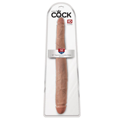 Pipedream - King Cock® - 16” Tapered Double Dildo – Beige