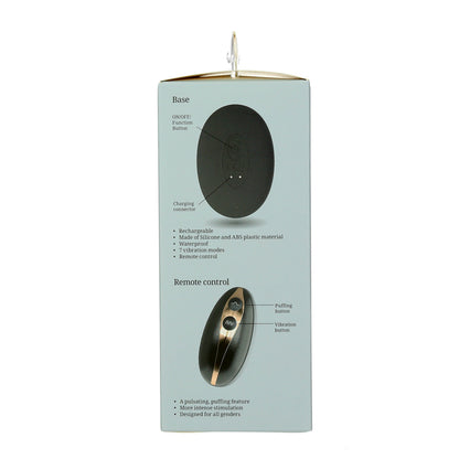 Seven Creations – Artemis - Rechargeable Silicone Butt Plug - Black