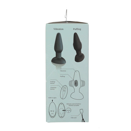 Seven Creations – Artemis - Rechargeable Silicone Butt Plug - Black