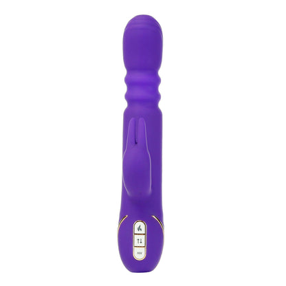 Vibe Couture® - Rabbit Ablaze Rechargeable Thrusting Vibrator – Purple