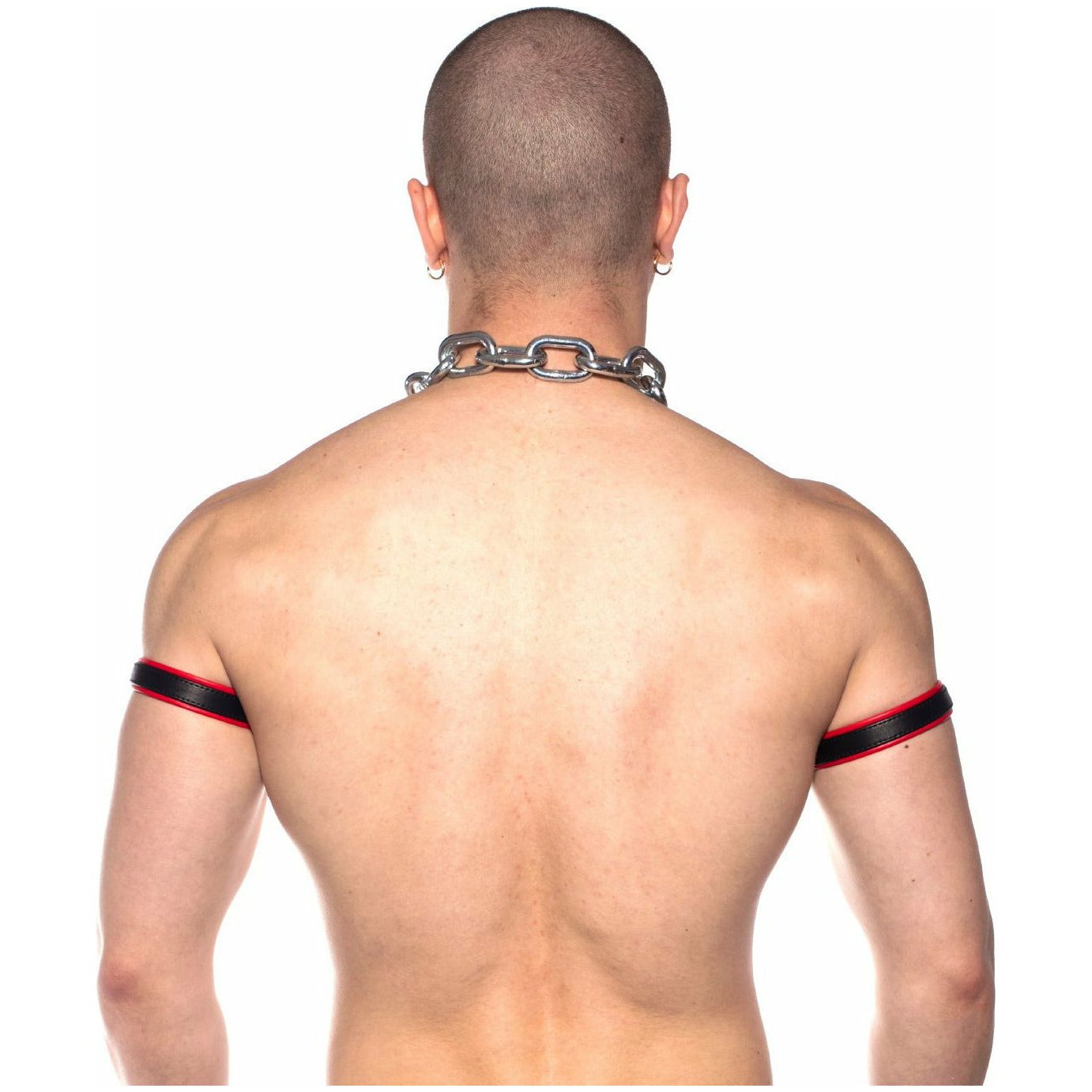 Prowler RED – Leather Bicep Band – Red