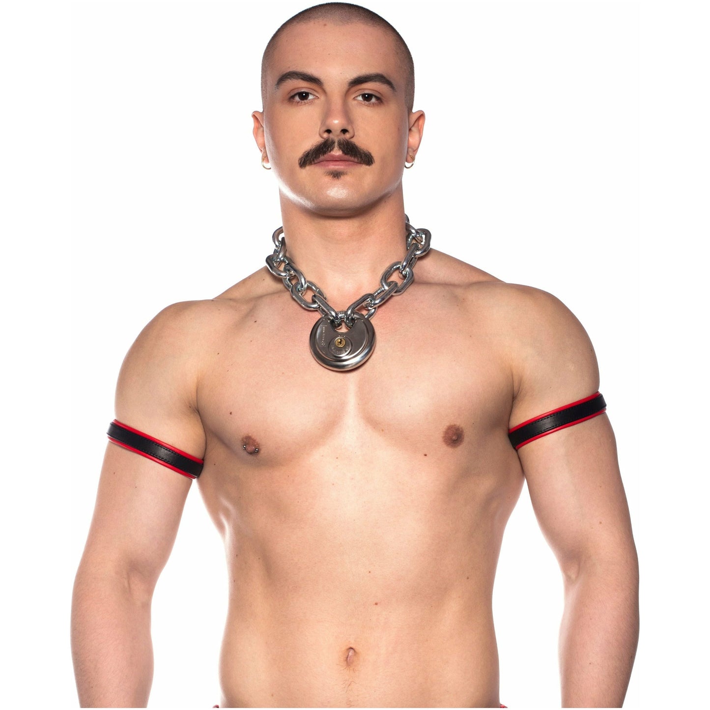 Prowler RED – Leather Bicep Band – Red