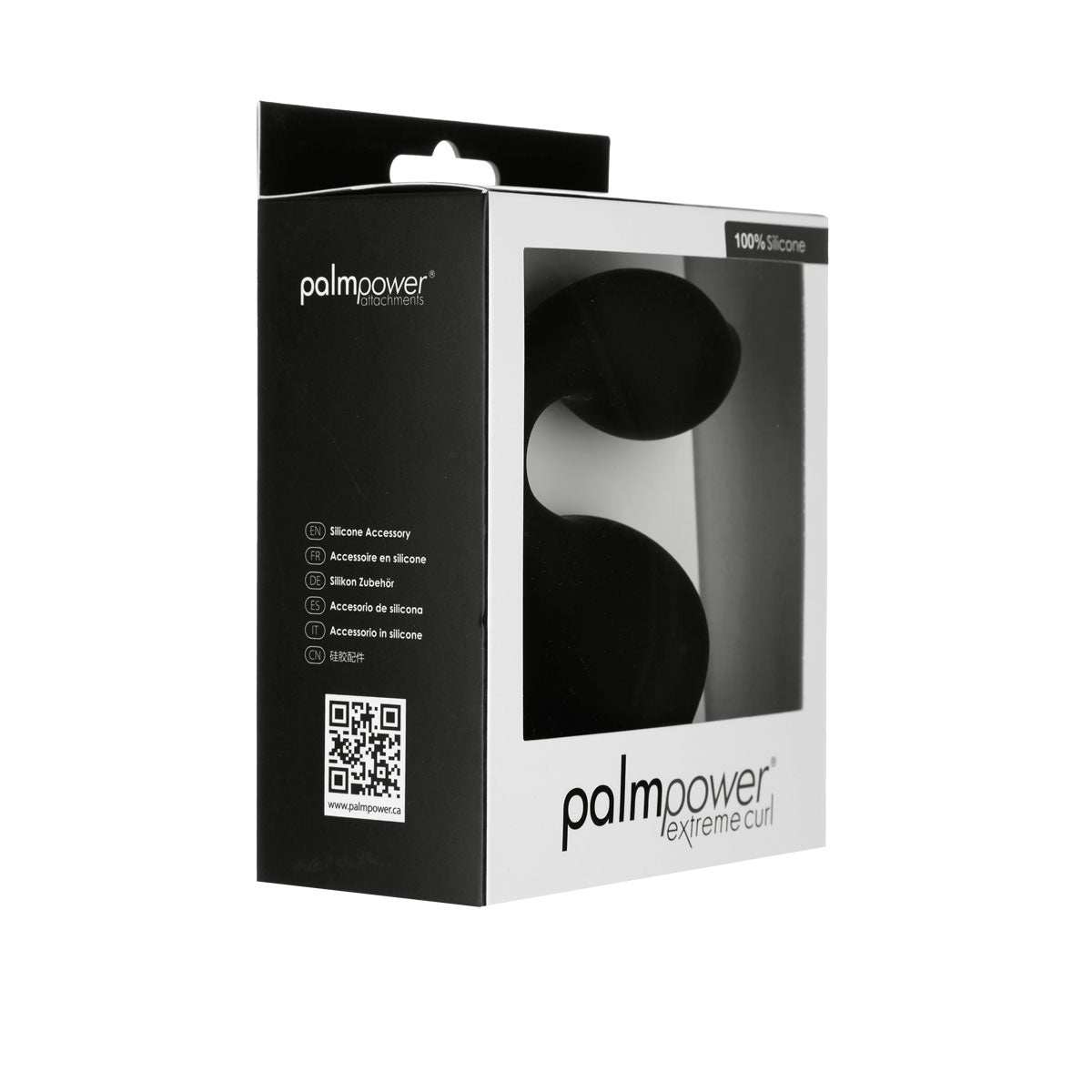PalmPower Extreme Curl – Silicone Massage Head – Black (For Use with PalmPower Extreme)