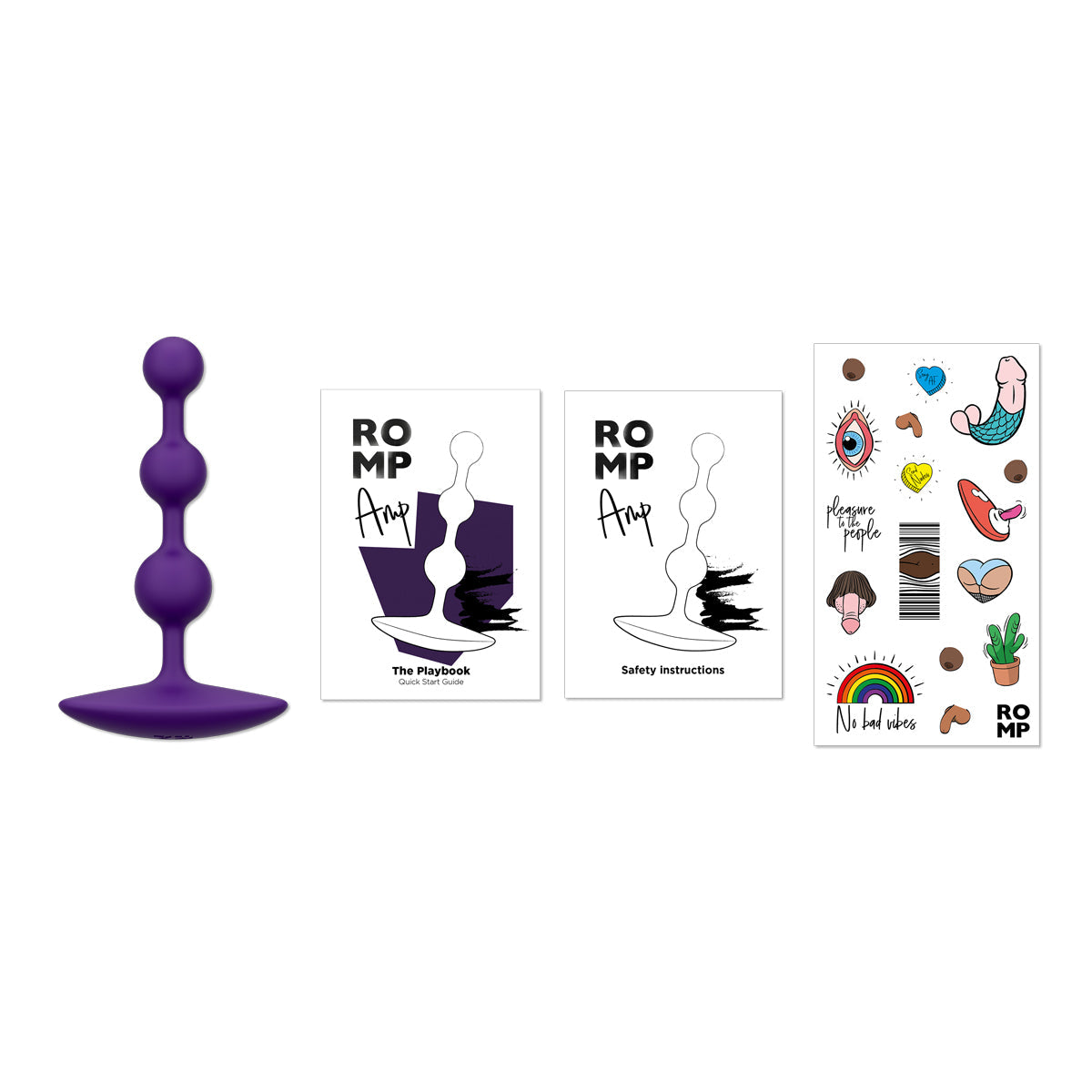ROMP - Amp Anal Beads – Purple