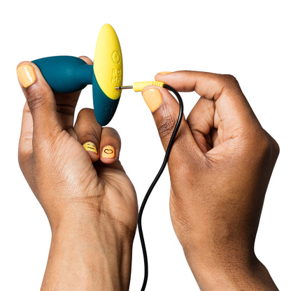 ROMP - Bass - Vibrating Anal Plug - Blue