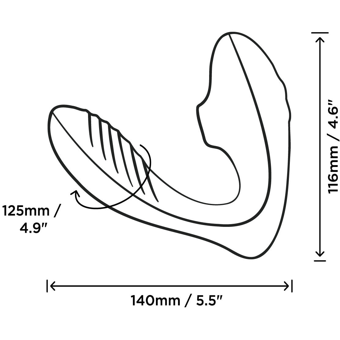 ROMP - Reverb - Double Trouble -  Clitoral And G-Spot Stimulator – Purple