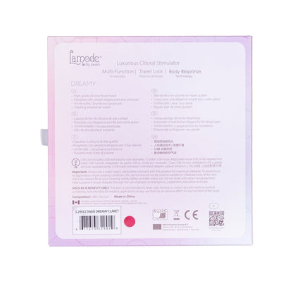 Lamode By Swan Dreamy – Luxurious Clitoral Stimulator with Case - Claret