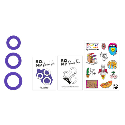 Romp - Remix Trio Male Rings – Violet