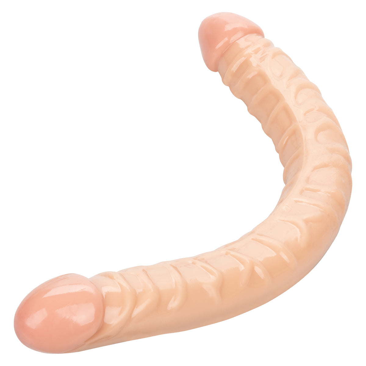 CalExotics® - Size Queen® - 17” Double-Ended Dildo – Ivory