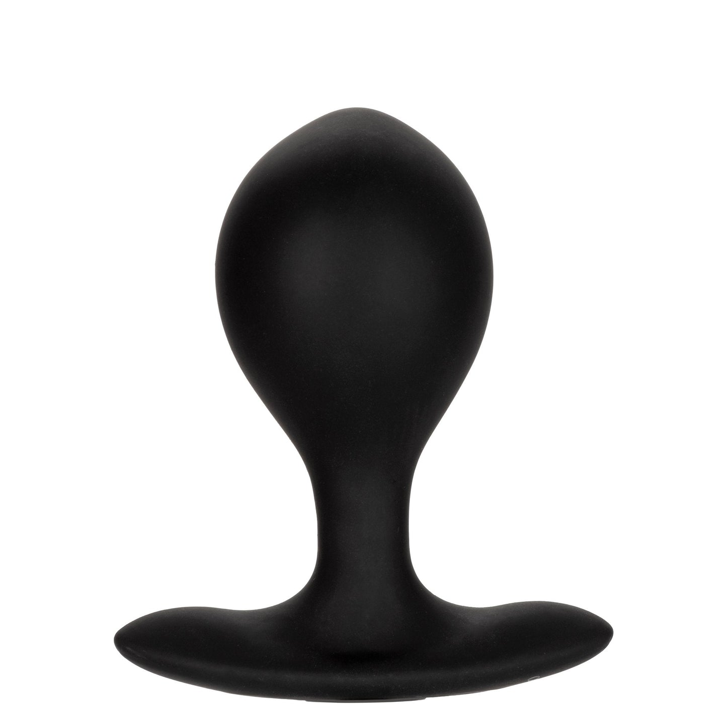 CalExotics® Weighted Silicone Inflatable Plug - Black