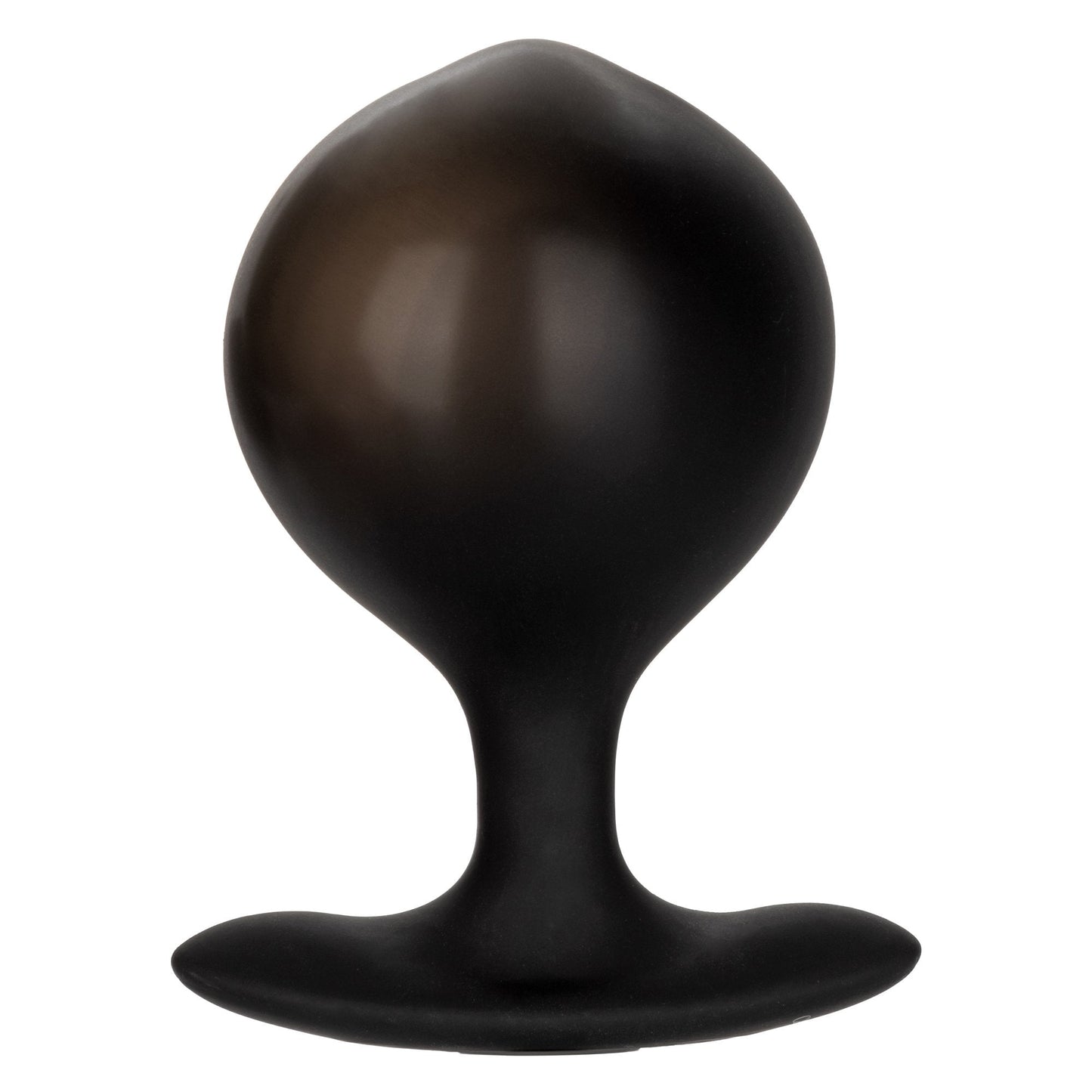 CalExotics® Weighted Silicone Inflatable Plug - Black