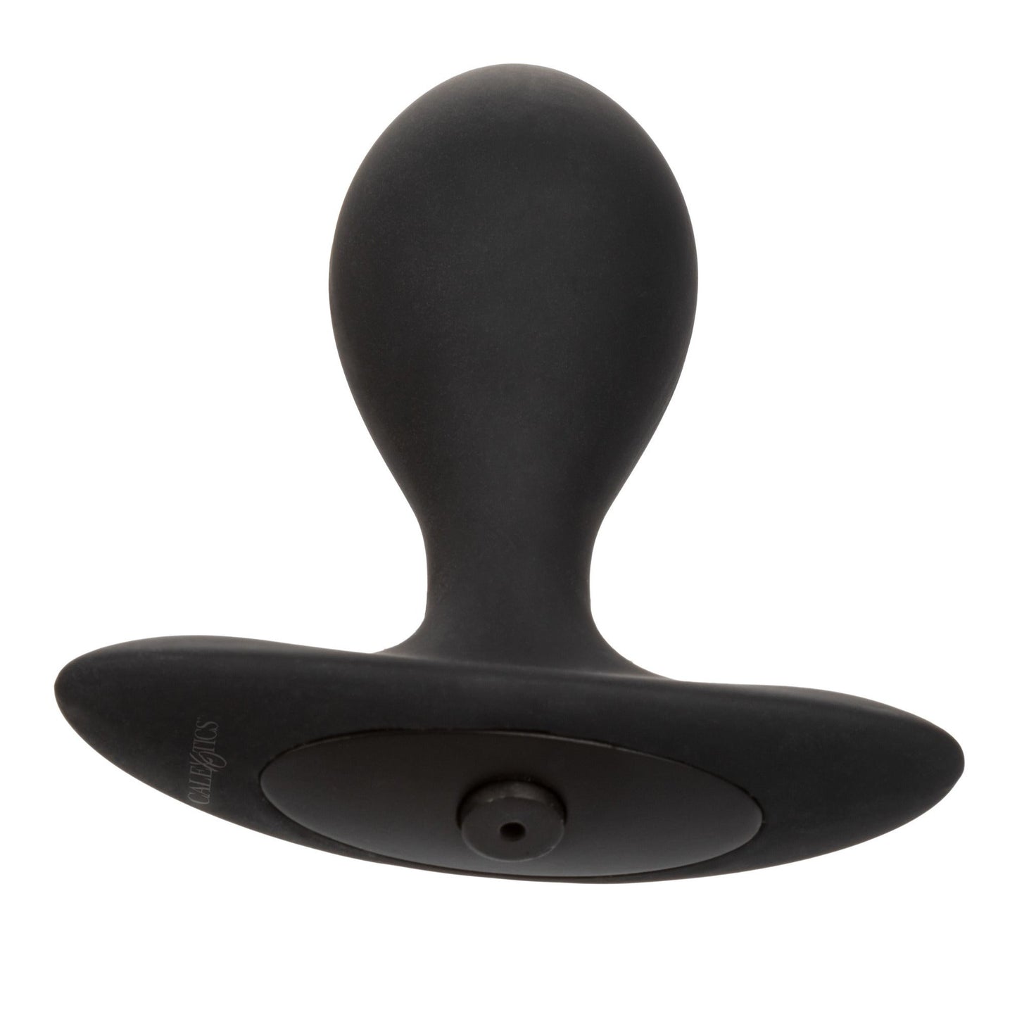 CalExotics® Weighted Silicone Inflatable Plug - Black