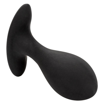 CalExotics® Weighted Silicone Inflatable Plug - Black