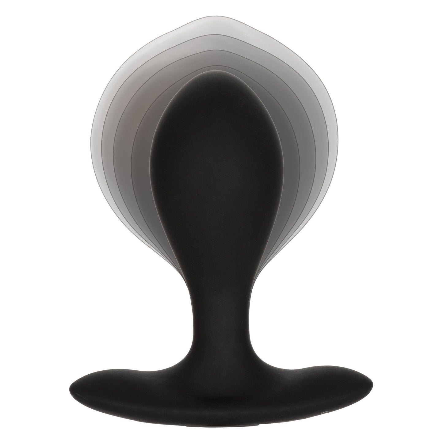 CalExotics® Weighted Silicone Inflatable Plug - Black