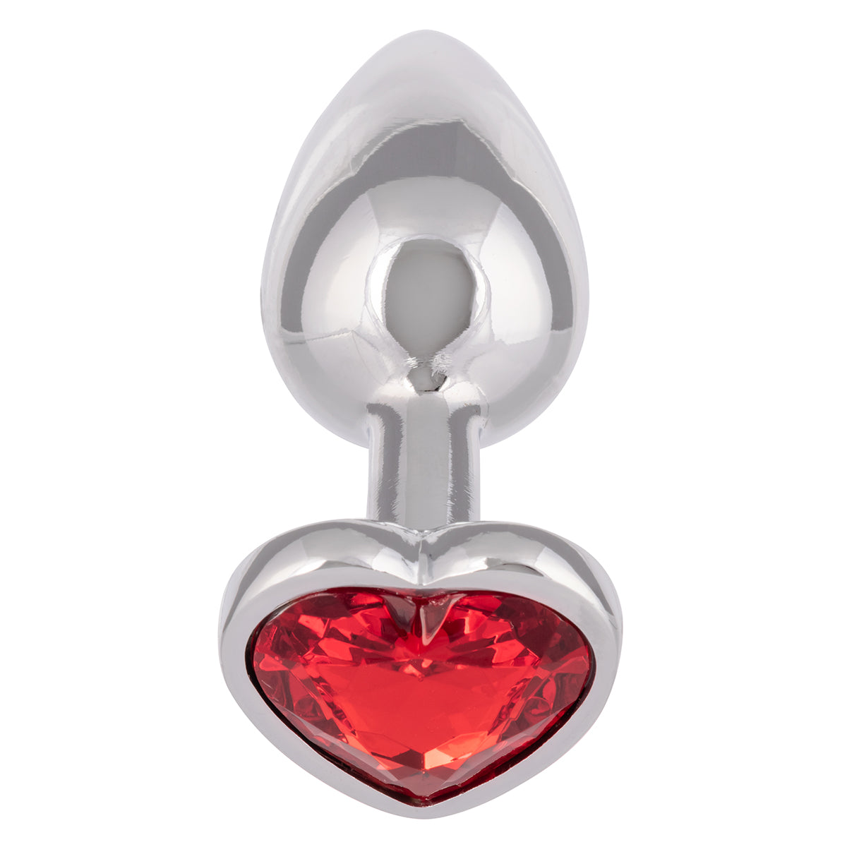 CaleXOtics Small Jewel Large Ruby Heart Plug - Ruby