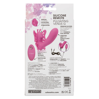 CalExotics® - Venus Butterfly Silicone Remote Pulsating G