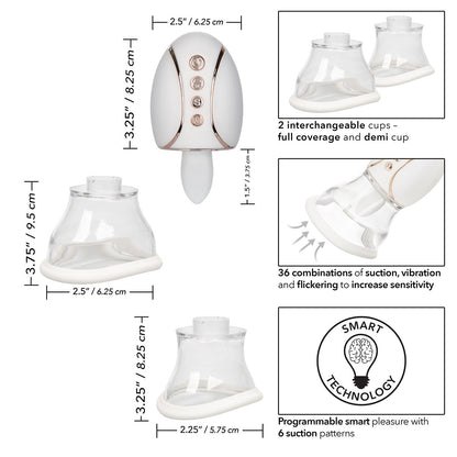 CalExotics® Empowered Smart Pleasure Queen - White