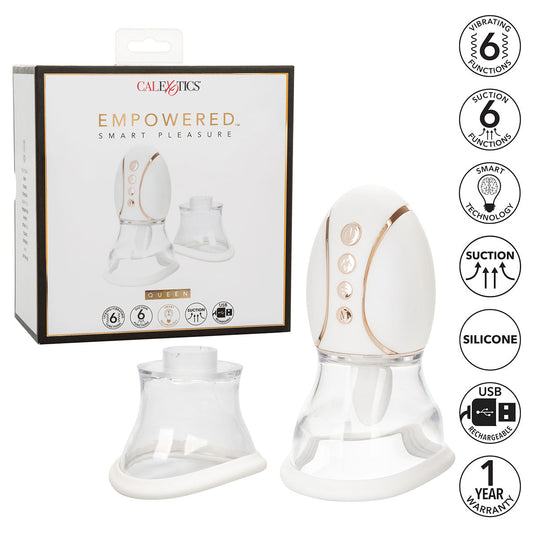 CalExotics® Empowered Smart Pleasure Queen - White