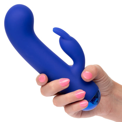 CalExotics® – Thicc – Chubby Bunny - Liquid Silicone Vibrator - Blue