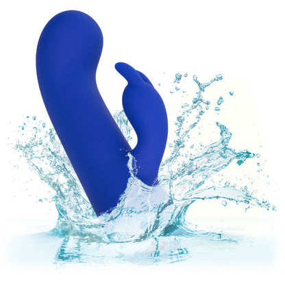 CalExotics® – Thicc – Chubby Bunny - Liquid Silicone Vibrator - Blue