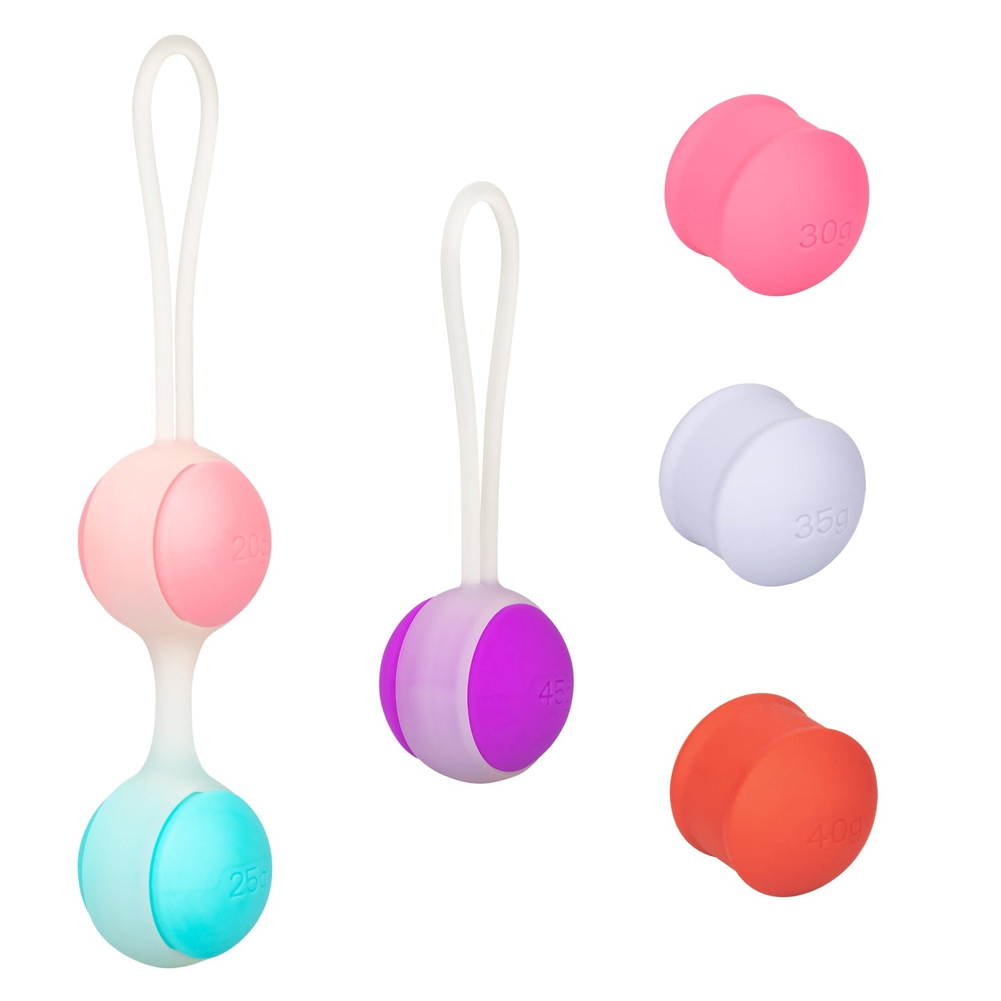CalExotics® She-ology Interchangeable Weighted Kegel Set