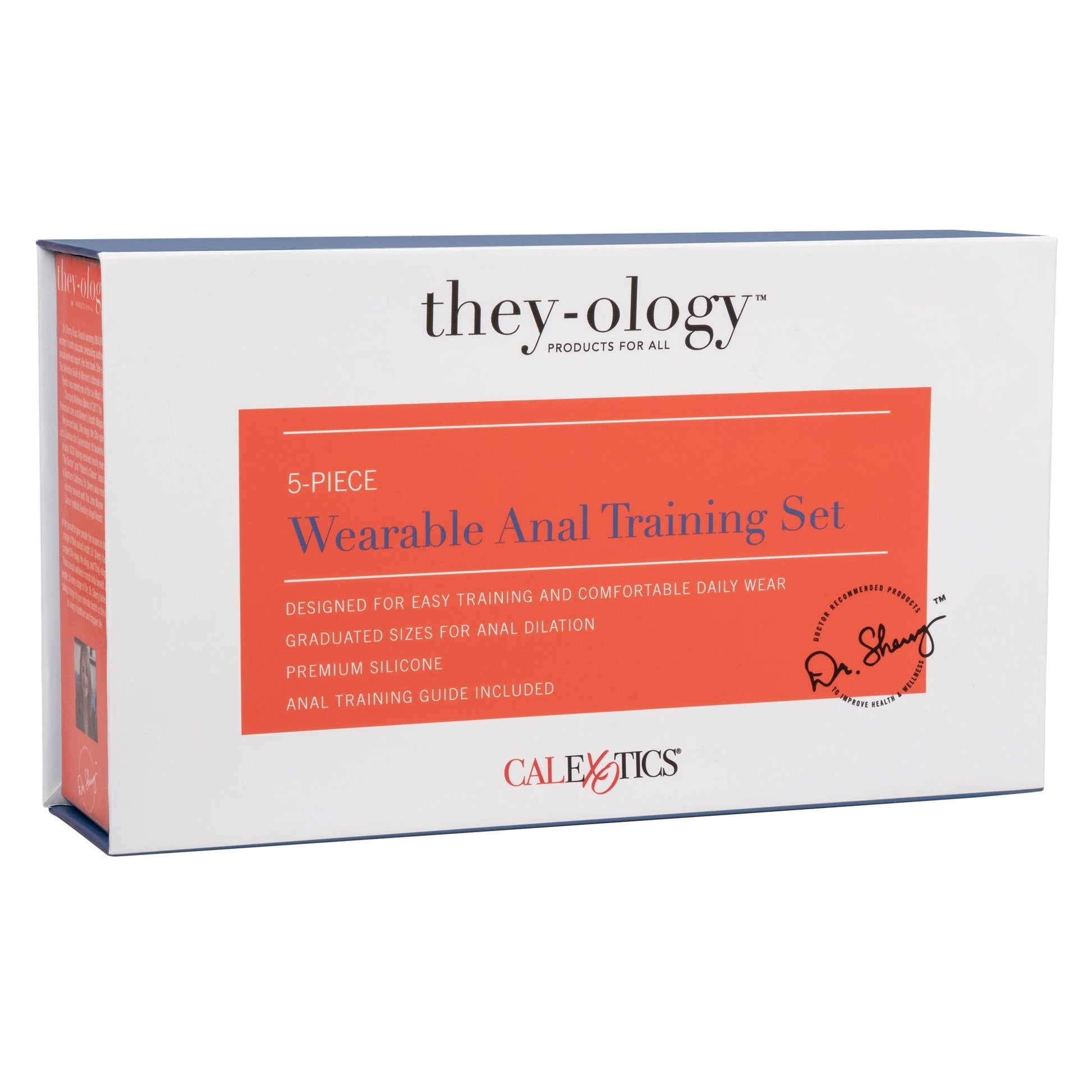 CalExotics® They-ology 5-Piece Wearable Anal Training Set - Blue