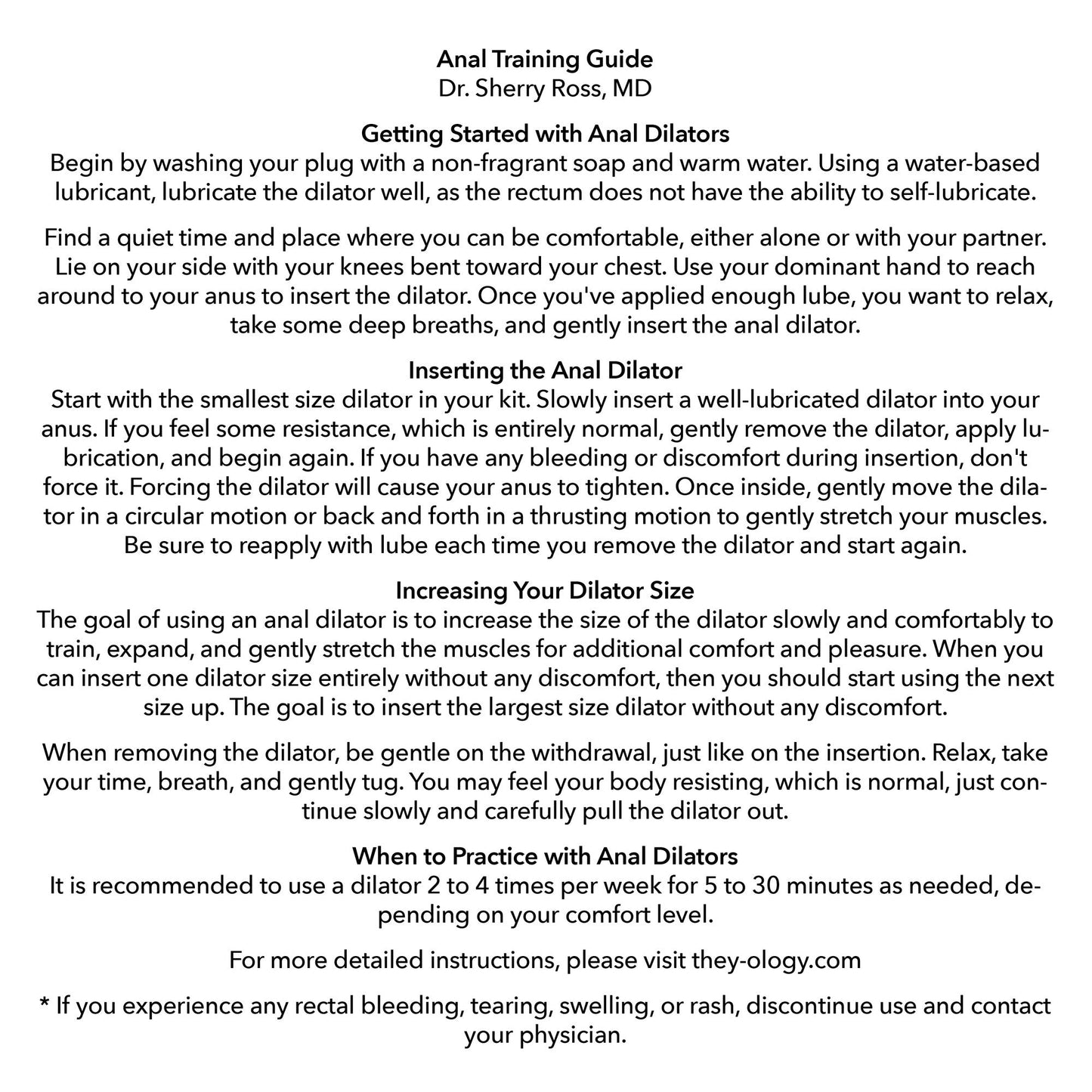 CalExotics® They-ology 5-Piece Wearable Anal Training Set - Blue