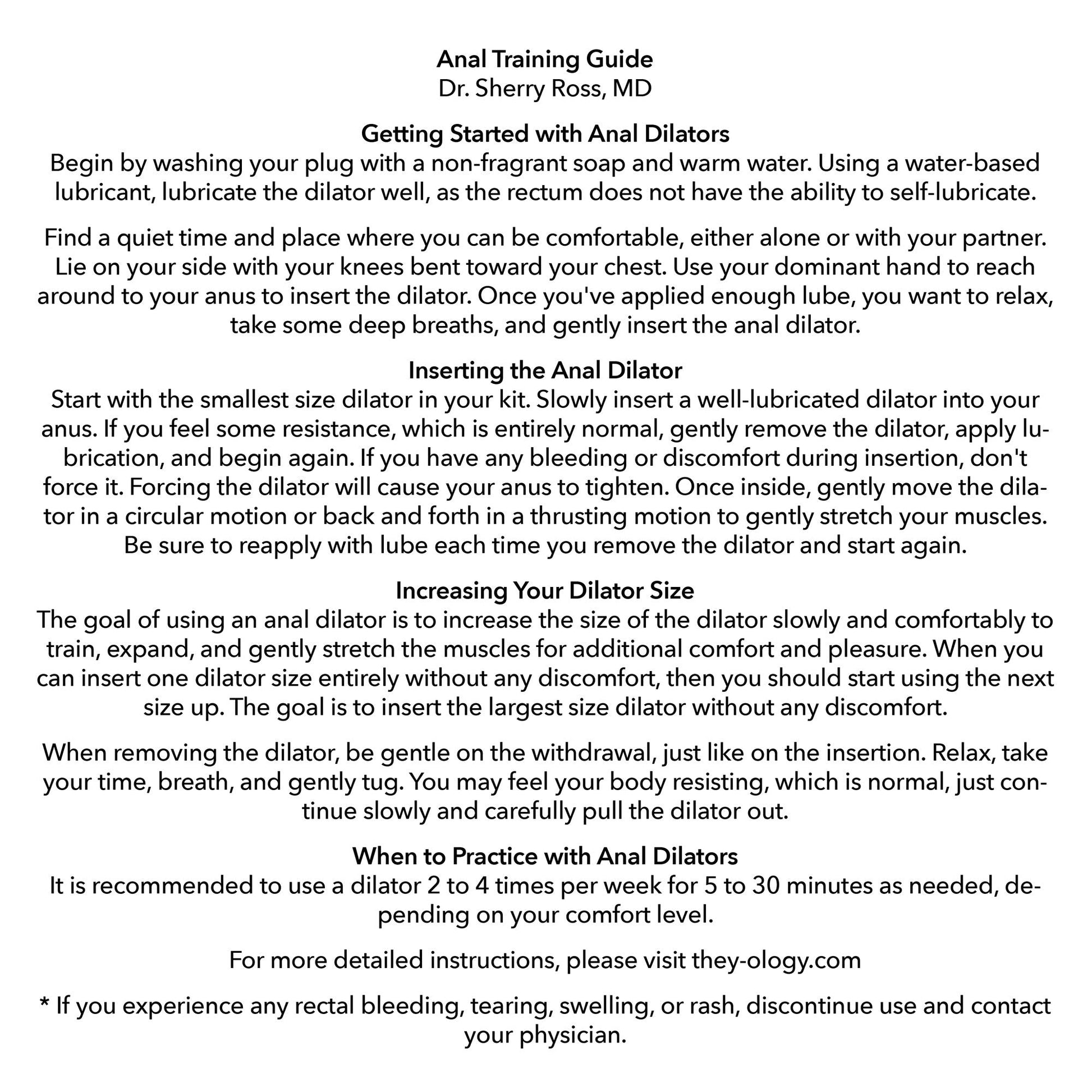 CalExotics® They-ology 5-Piece Wearable Anal Training Set - Blue