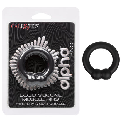 CalExotics® - Alpha Ring - Liquid Silicone Muscle Ring – Black