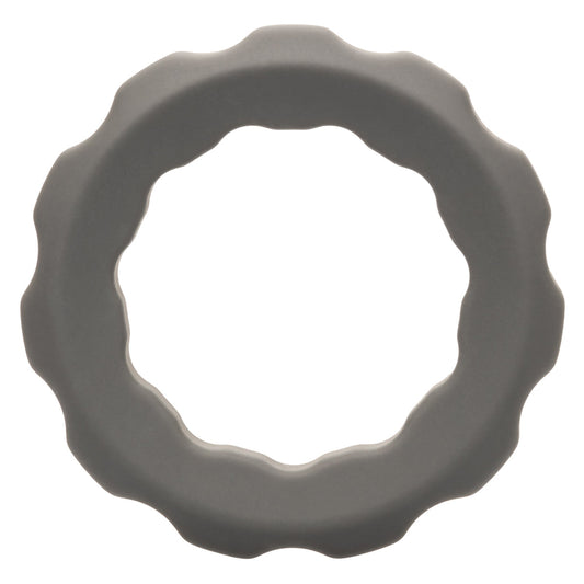CalExotics® - Alpha Ring - Liquid Silicone Erect Ring - Grey