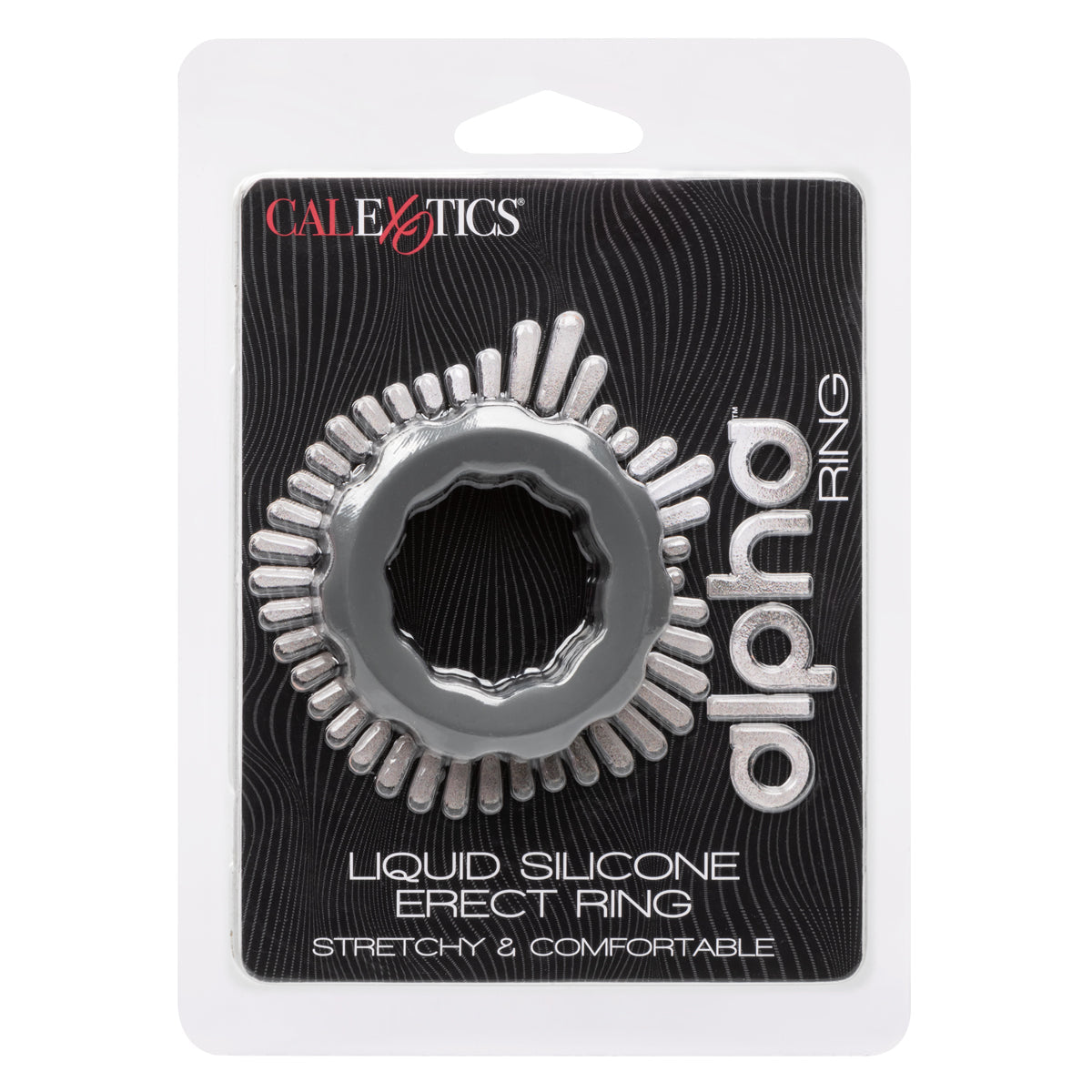 CalExotics® - Alpha Ring - Liquid Silicone Erect Ring – Grey