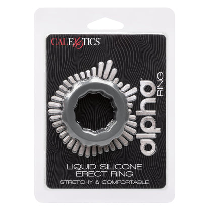 CalExotics® - Alpha Ring - Liquid Silicone Erect Ring – Grey