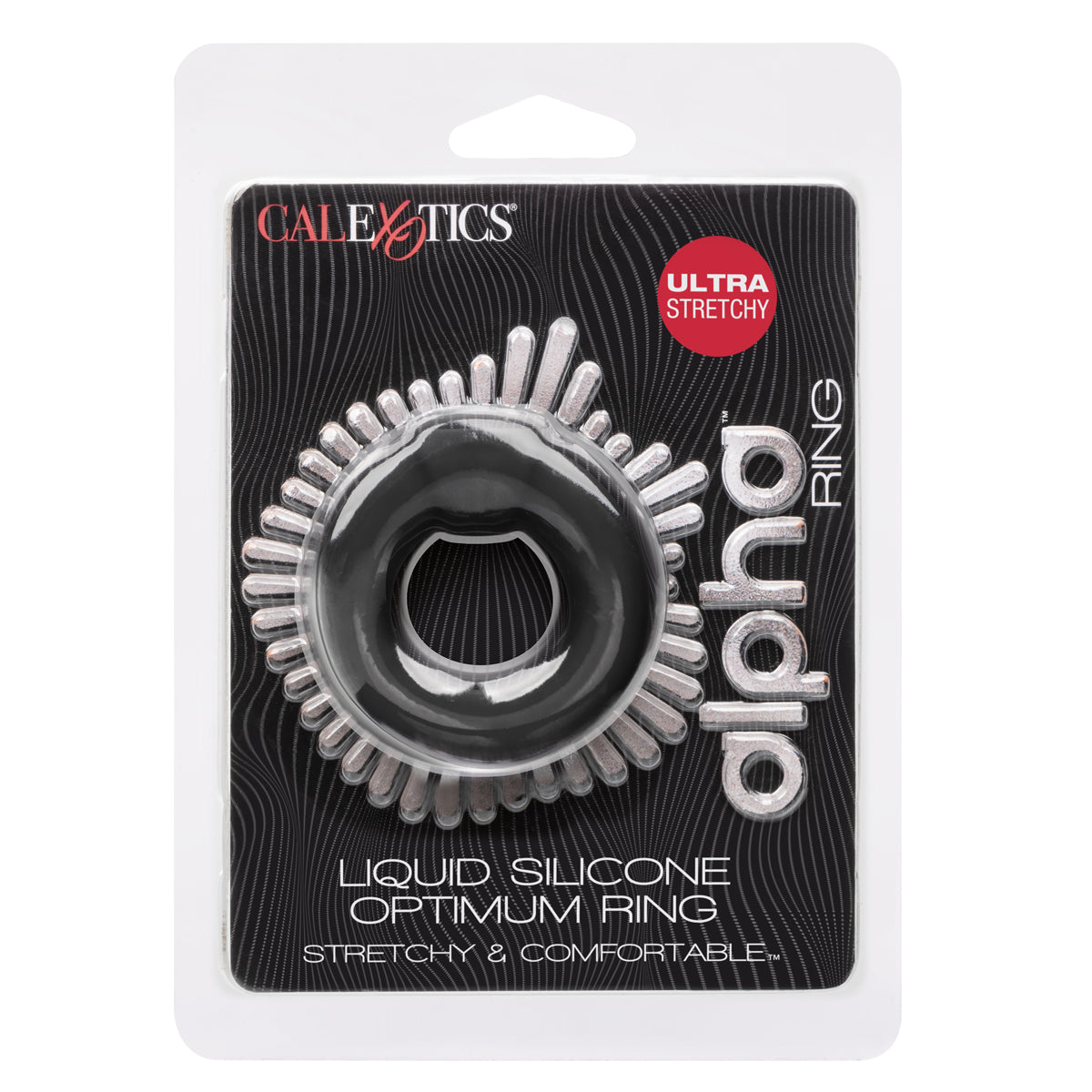 CalExotics® - Alpha Ring - Liquid Silicone Optimum Ring – Black