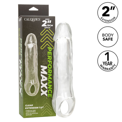 CalExotics® – Performance Maxx – Clear Extension - 7.5”