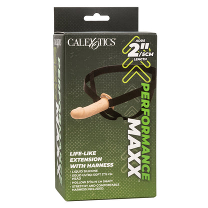 CalExotics® - Performance Maxx™ - Life-Like Penis Extension With Harness – Ivory