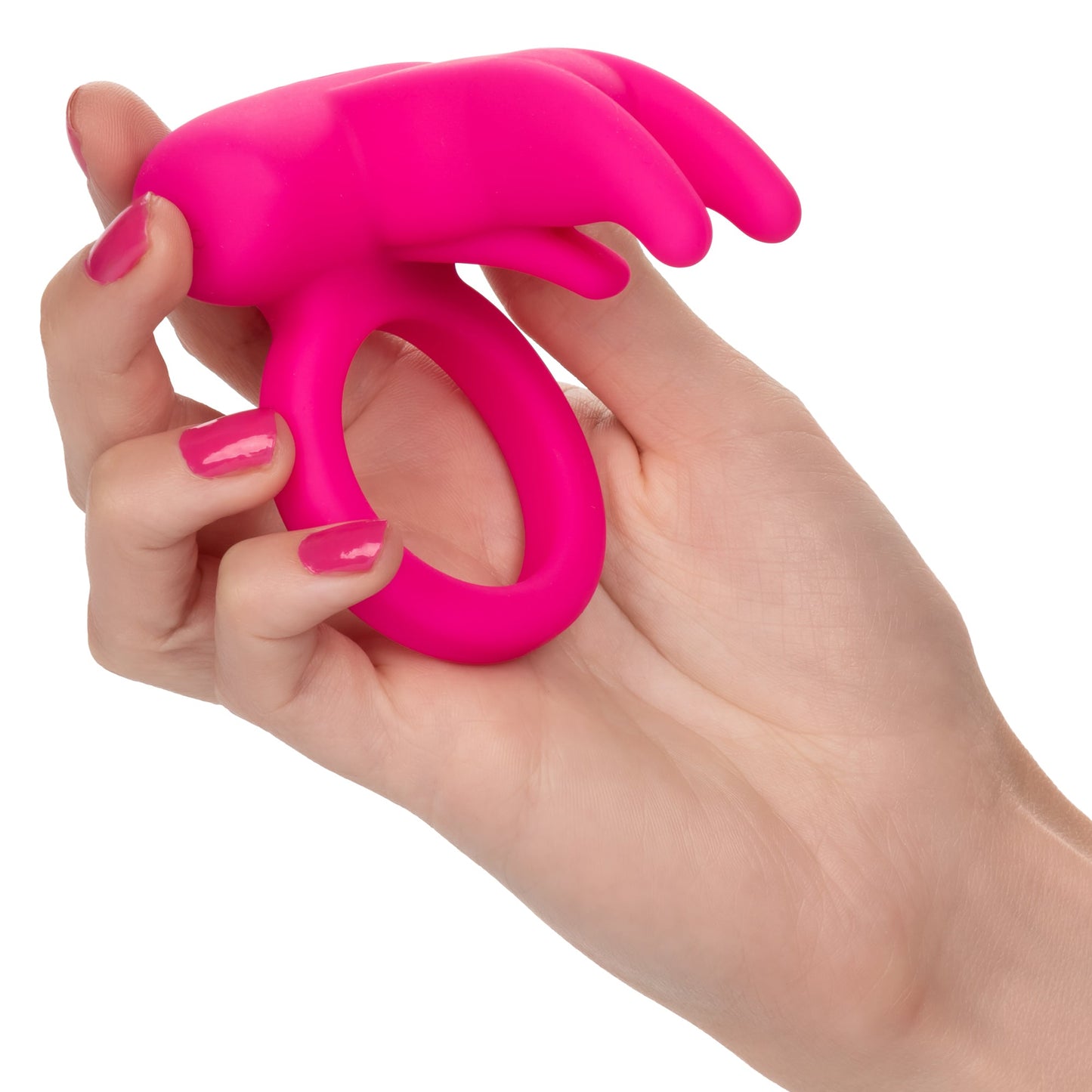 CalExotics® Triple Clit Flicker - Vibrating Cock Ring - Pink