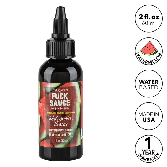 CalExotics® - Fuck Sauce - Water-Based Lubricant - Watermelon - 2oz/60ml