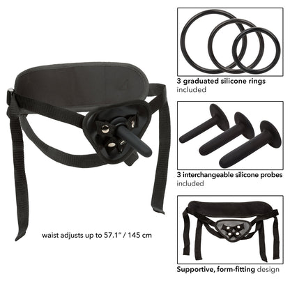 CalExotics® - Boundless™ - Silicone Pegging Kit – Black