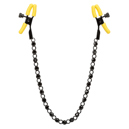 CalExotics® - Boundless - Nipple Teasers Clamps - Black/Yellow