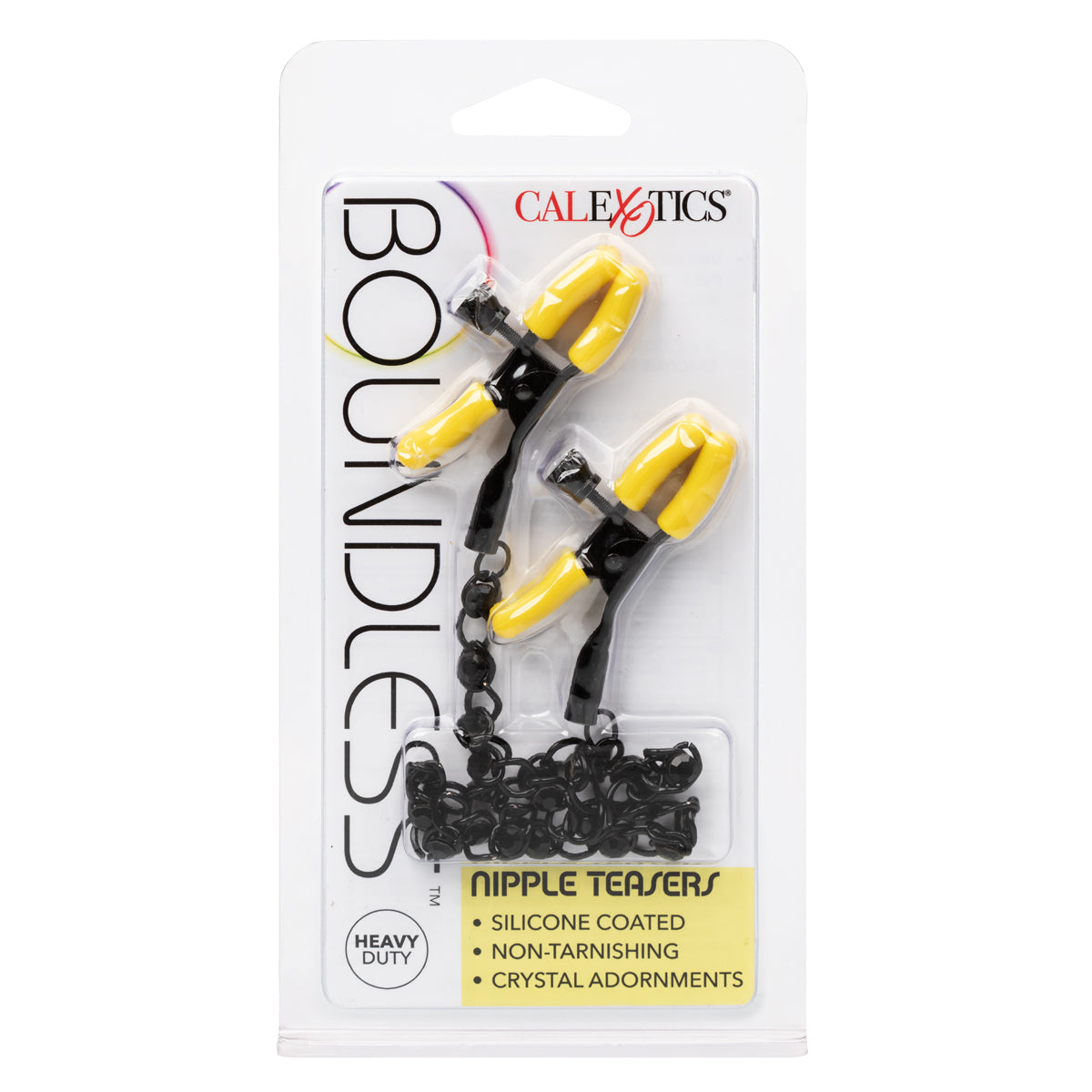 CalExotics® - Boundless - Nipple Teasers Clamps– Black/Yellow