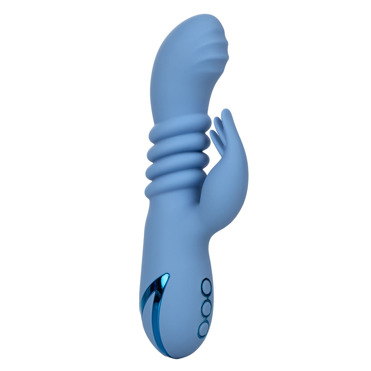 CalExotics® California Dreaming – Santa Cruz Coaster Dual Vibrator – Blue