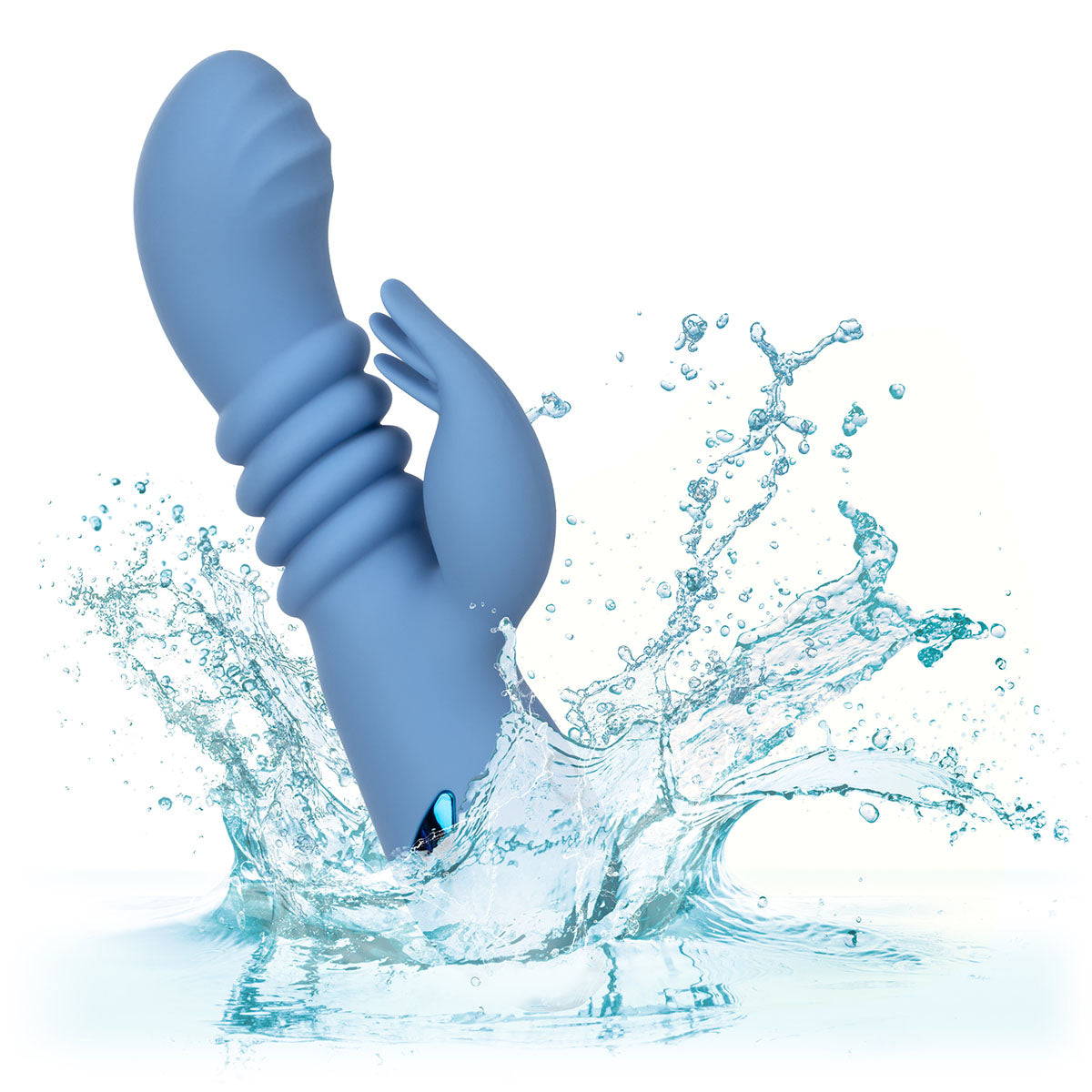 CalExotics® California Dreaming – Santa Cruz Coaster Dual Vibrator – Blue
