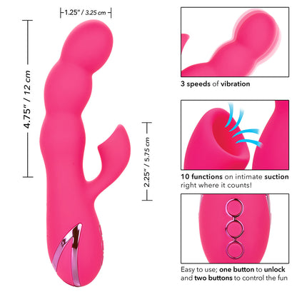 CalExotics® - California Dreaming Oceanside Orgasm Dual Vibrator – Fuschia