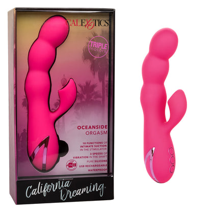 CalExotics® - California Dreaming Oceanside Orgasm Dual Vibrator – Fuschia