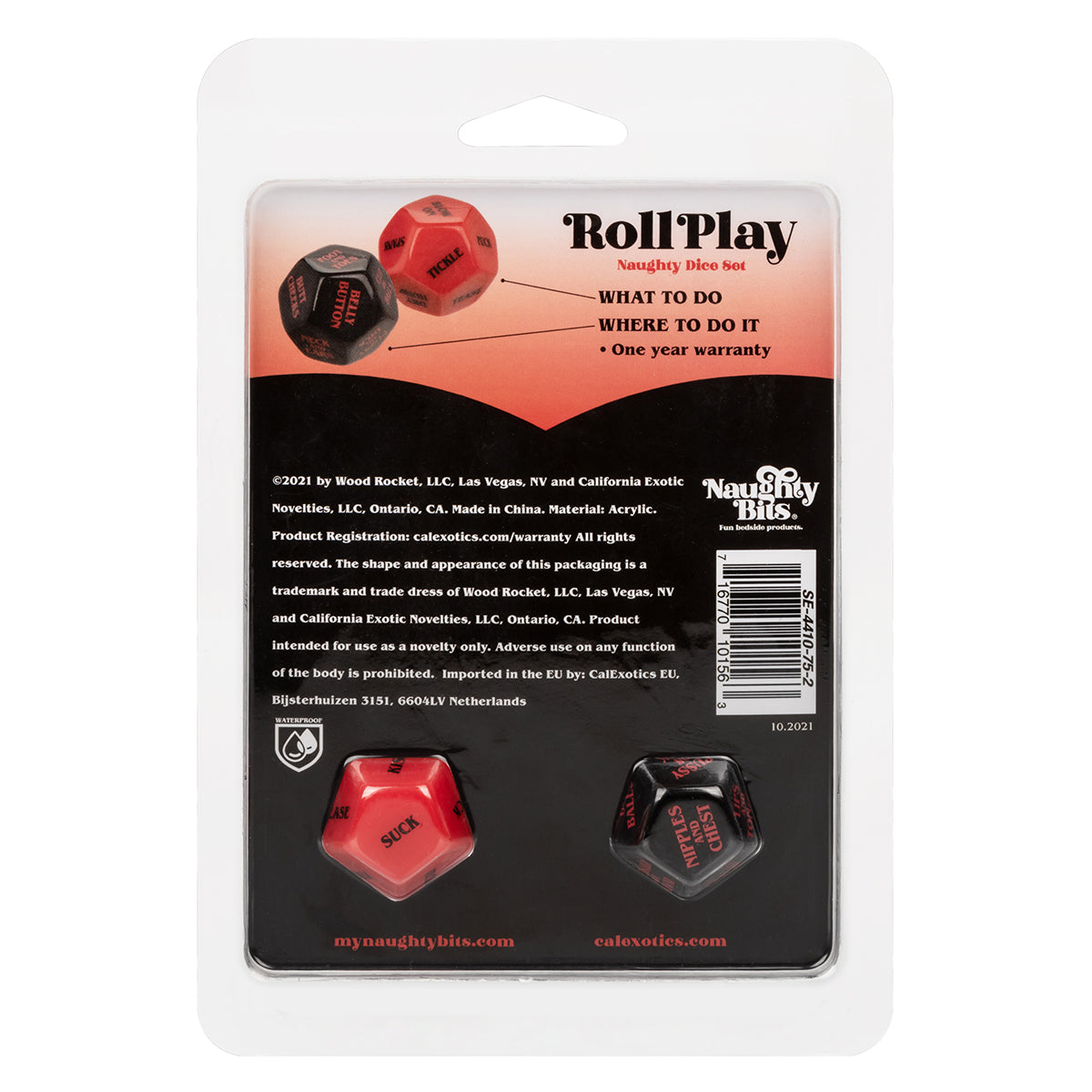 CalExotics® - Naughty Bits Roll Play - Dice Set