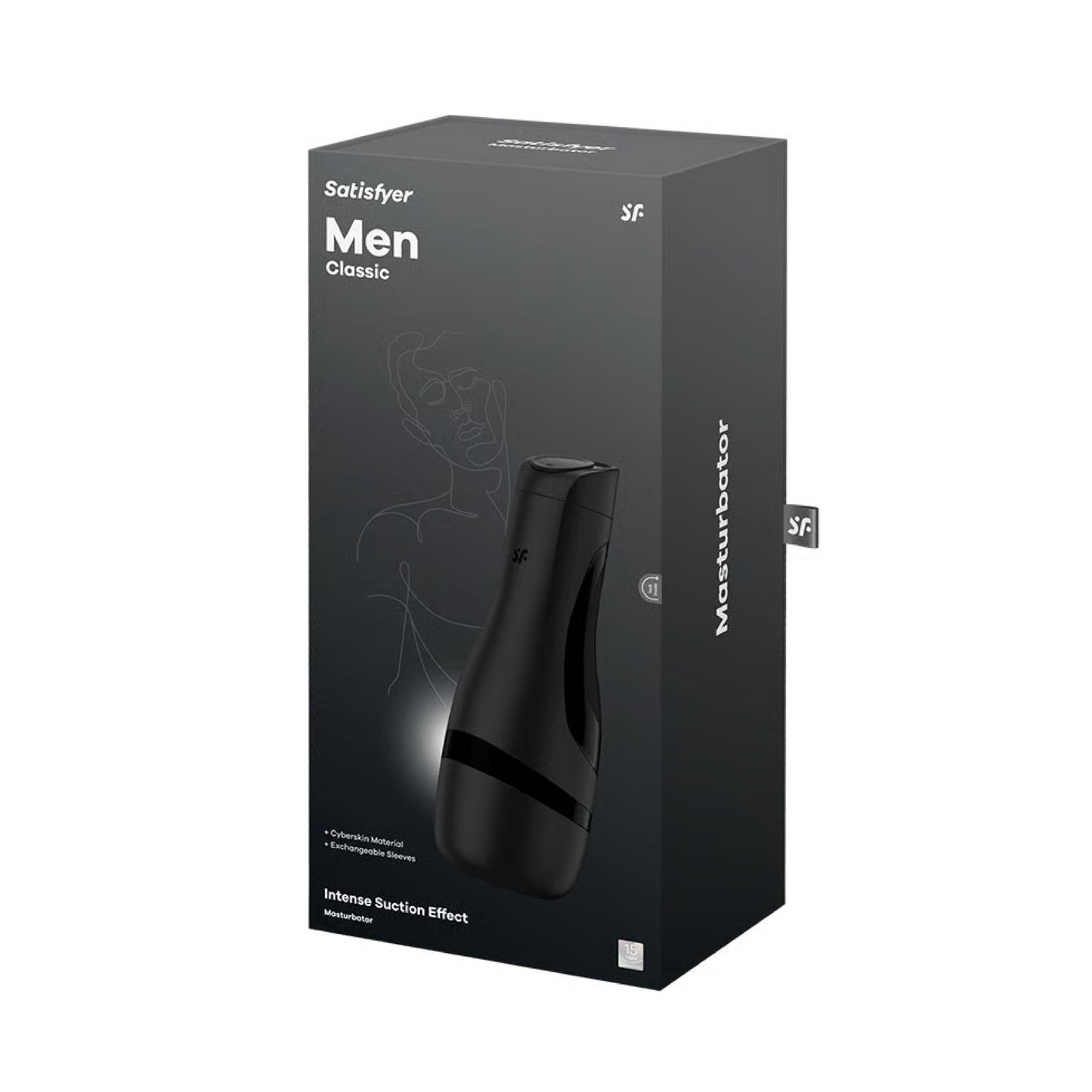 Satisfyer Men Classic Black Masturbator