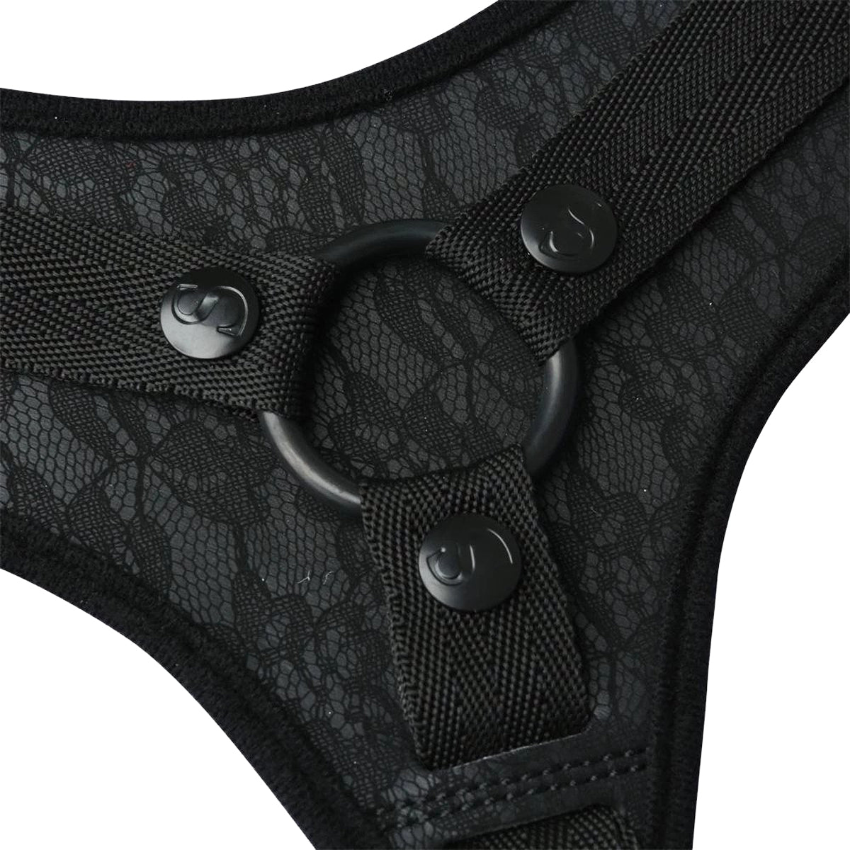 Sportsheets Sincerely - Lace Strap-On - Black