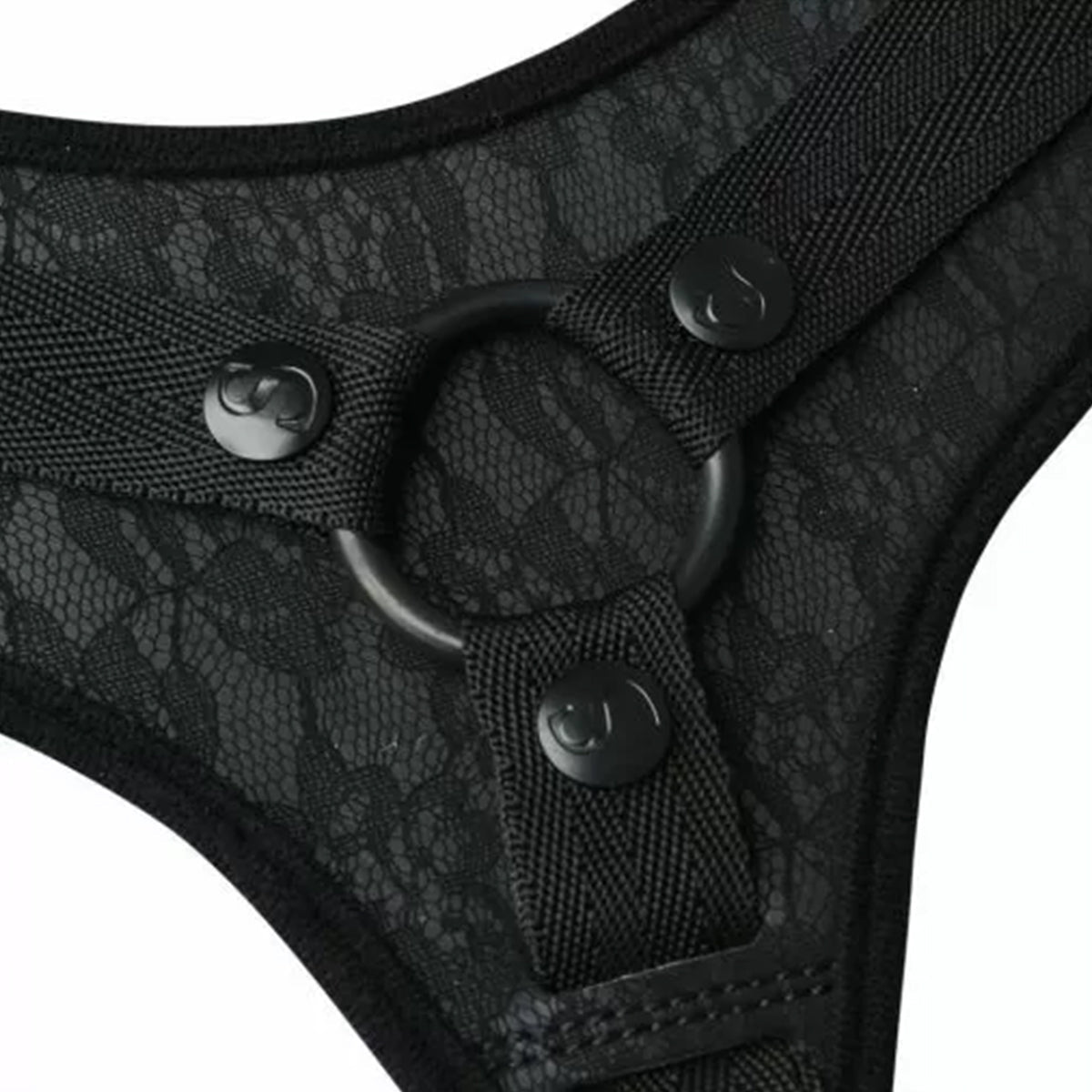 Sportsheets Sincerely - Lace Strap-On - Black