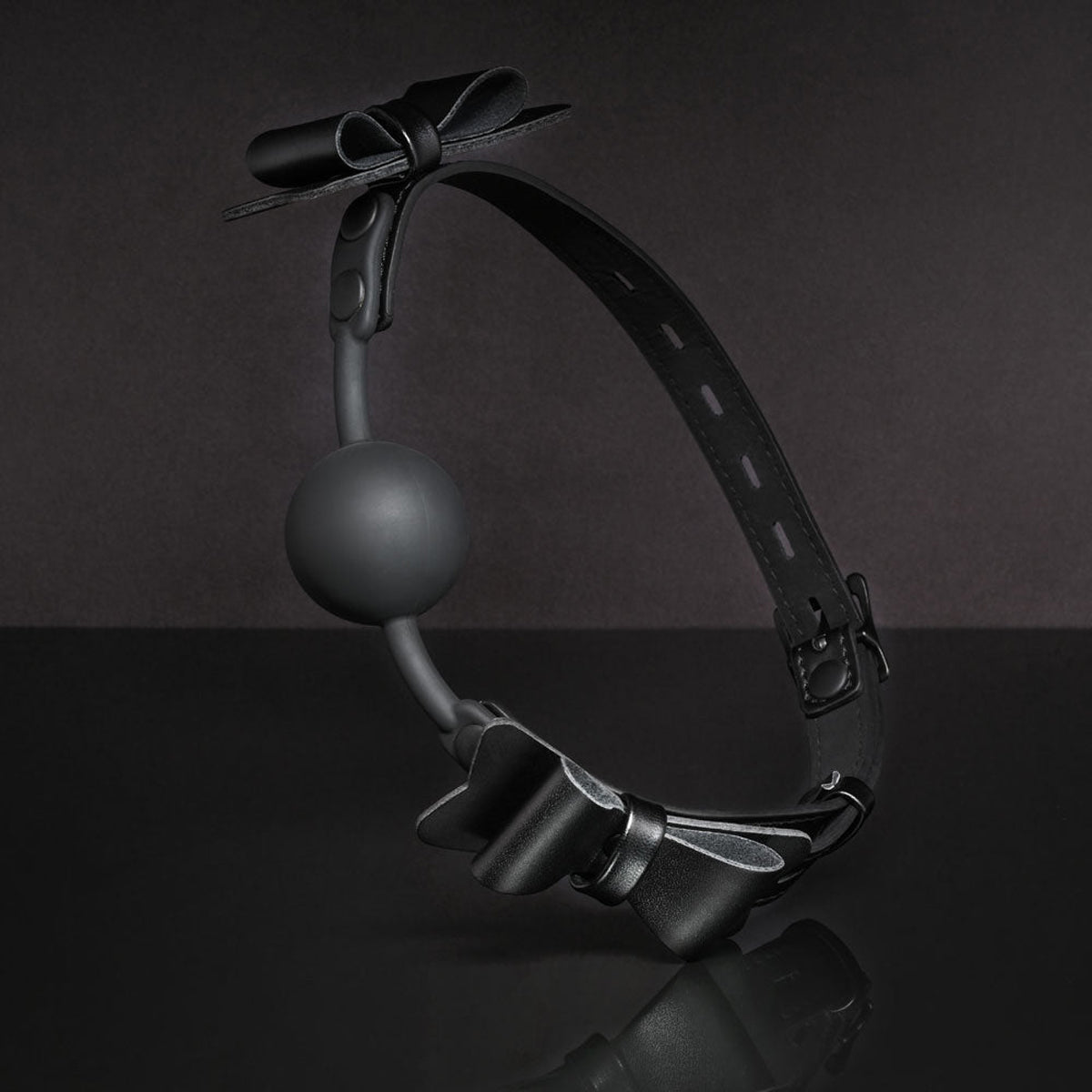 Sportsheets - Sincerely -  Bow Tie Ball Gag - Black