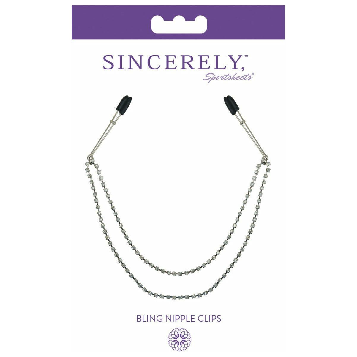 Sportsheets Sincerely – Bling Tweezer Nipple Clips